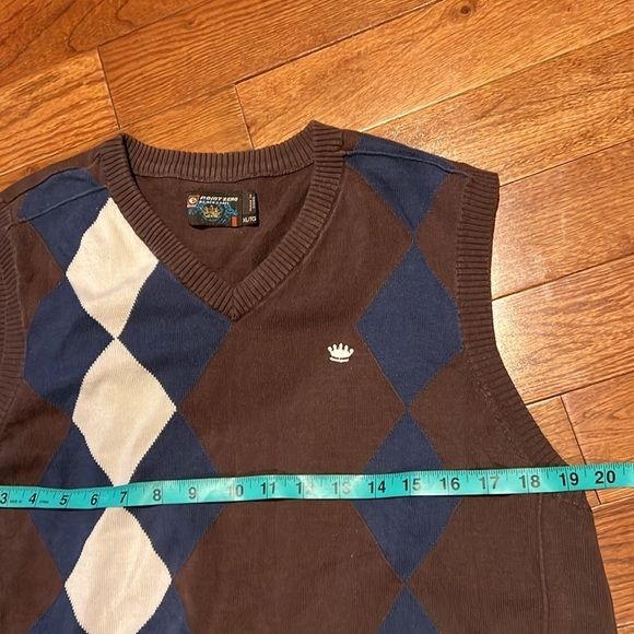 Point  Zero Sweater Vest Vintage sleeveless sweater Sz XL - Picture 4 of 10